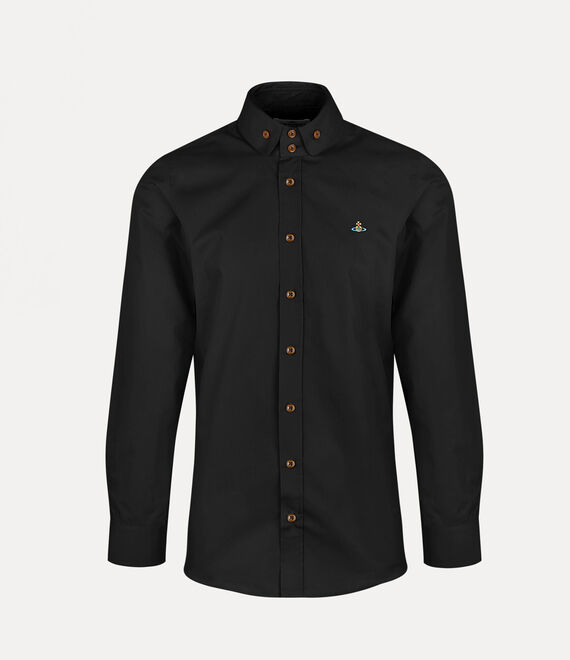 Vivienne Westwood Two Button Krall Shirt in BLACK